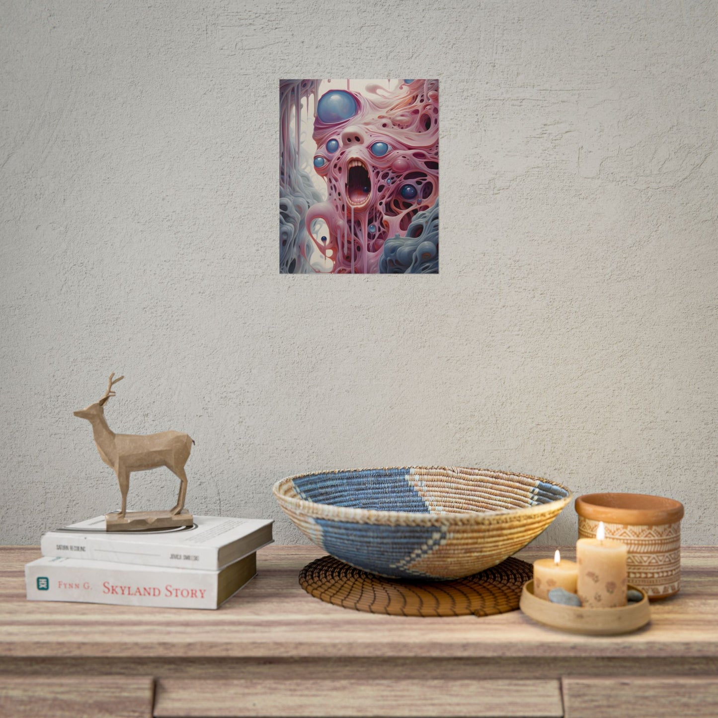 Fabric of Reality: Vibrant Portals and Rifts Artwork - Poster