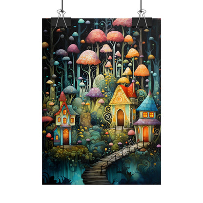 Enchanted Forest Fairies: A Classic Whimsical Artwork - Poster