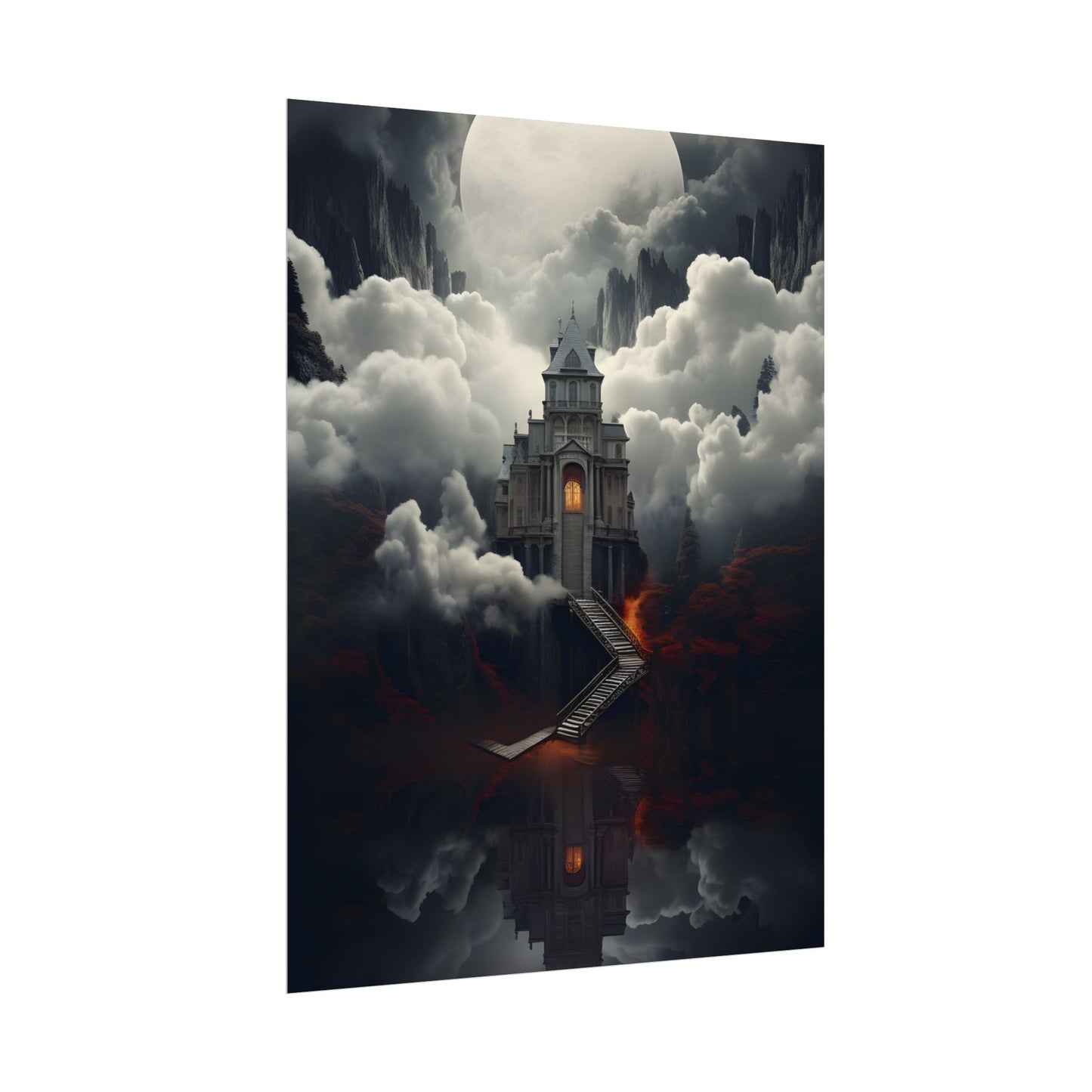 Handheld Message: Personal Artwork in a Small Oval Frame - Poster