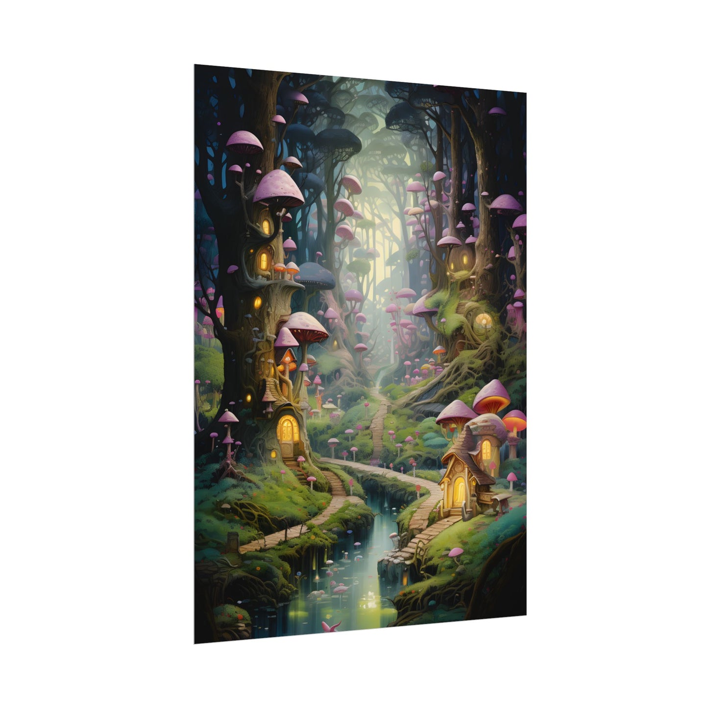 Enchanted Forest Adventure: Vibrant Artwork of Six Brothers - Poster