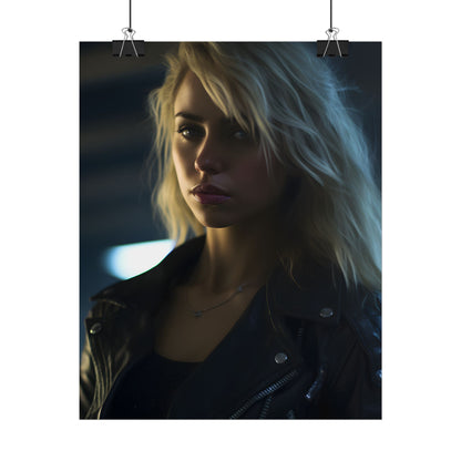 Cyberpunk Youth: Urban Street Art - Poster