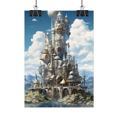 Floating City Columbia 6: Breathtaking Modern Cityscape - Poster