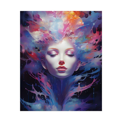 Otherworldly Celestial Dreams: Impressionistic Art Gallery - Poster