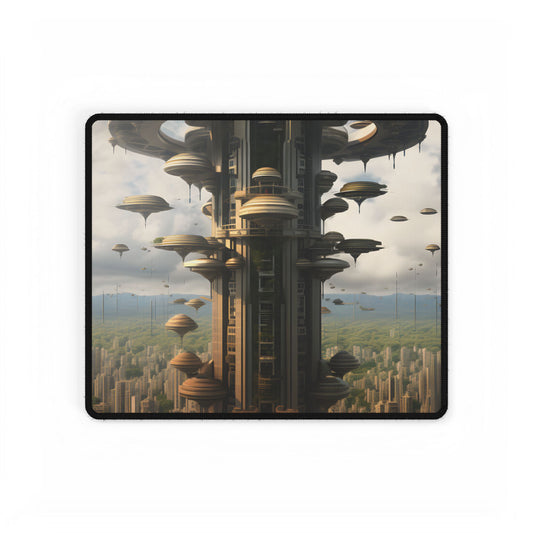 Dystopian Utopia Night: Community in City Public Space - Desk Mat
