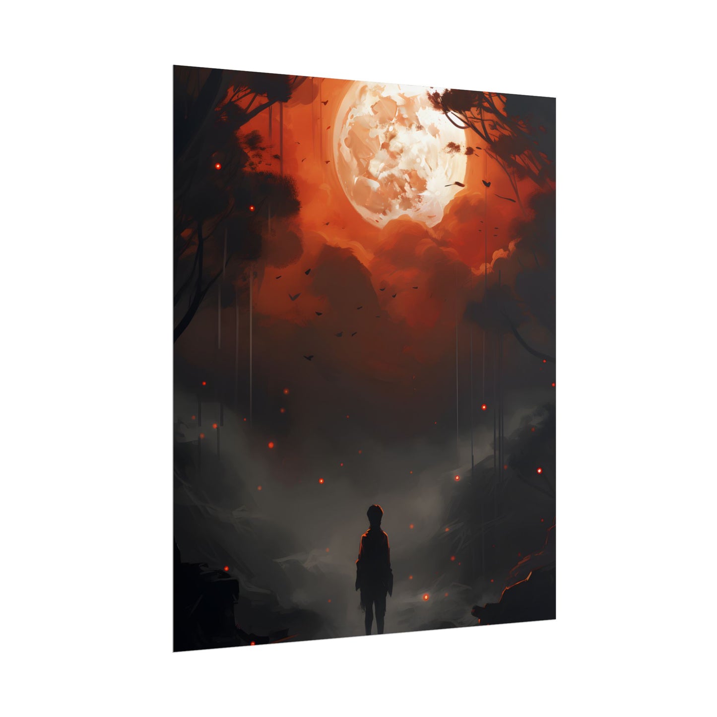 Serene Outdoors: A Peaceful Moment - Poster