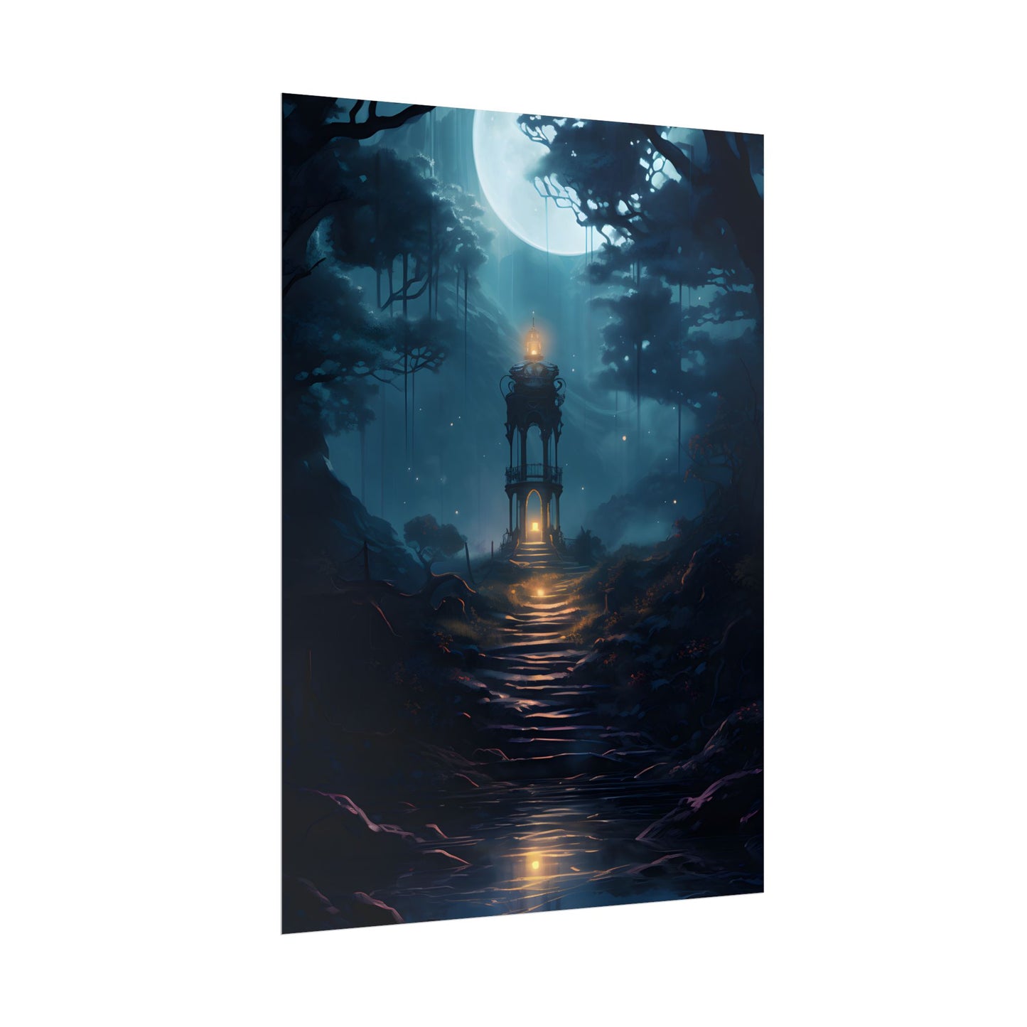 Close-Up Metallic Product: Smooth Cylindrical Device - Poster