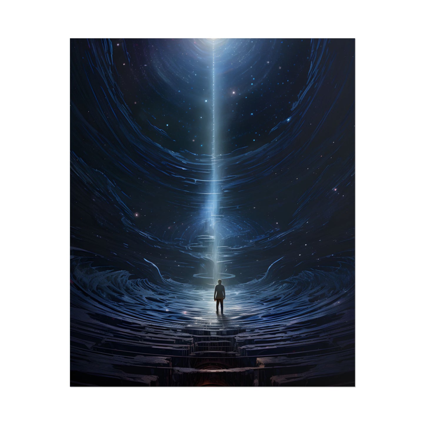 Intrepid Space Explorer: A Journey Through Stars and Galaxies - Poster