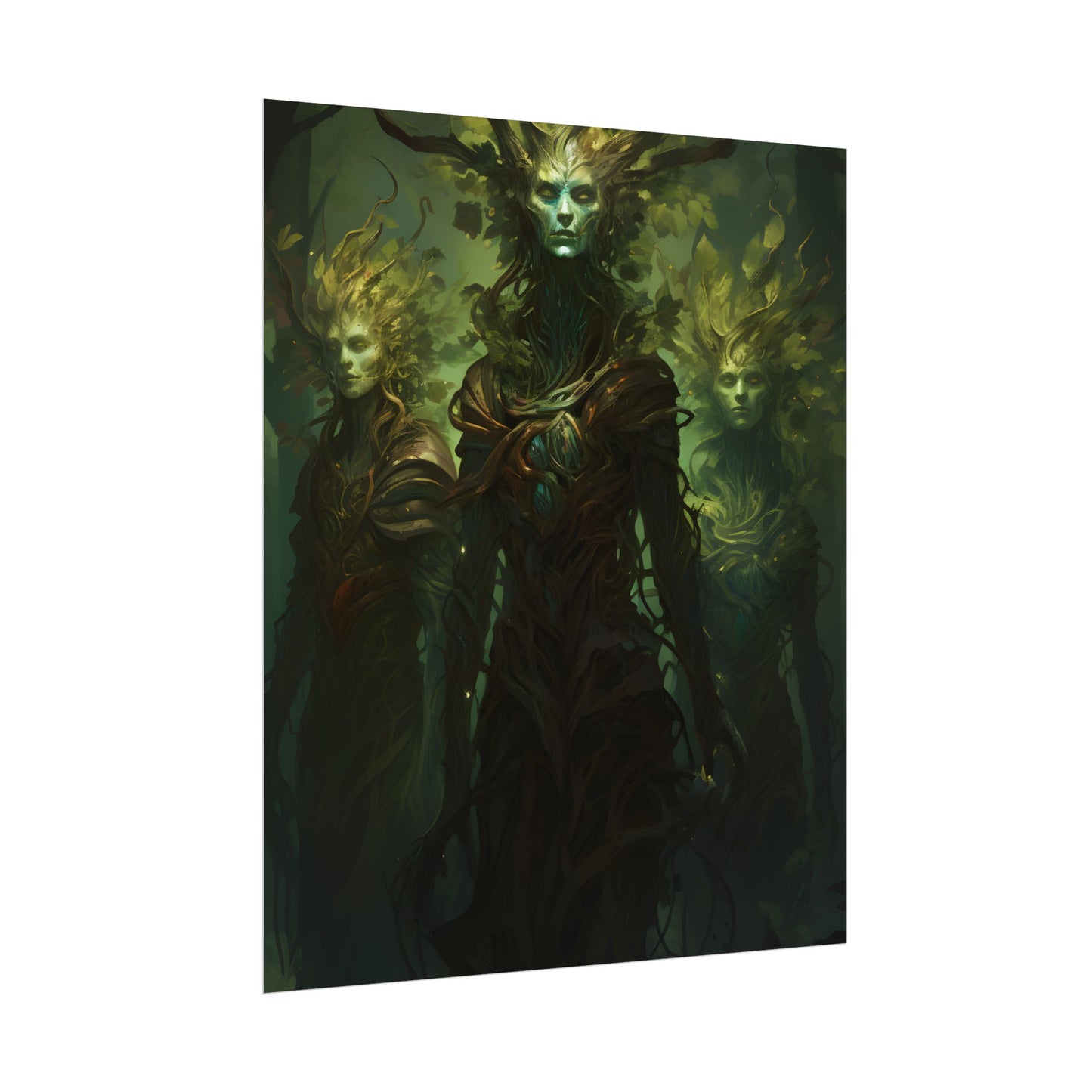 Mystical Forest Guardians: Ancient Tree Spirits Awaken - Poster