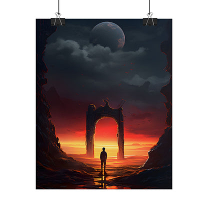 A Moment of Stillness: Phone in Quiet Indoor Setting - Poster