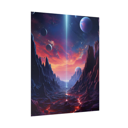 Black Hole Odyssey: A Massive Planet in Space - Poster