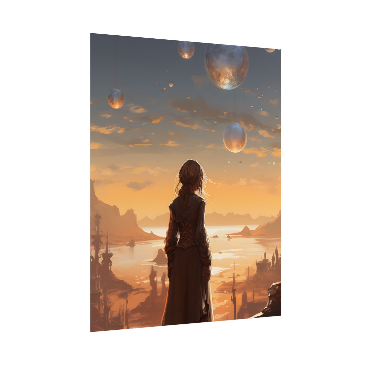 Casual Selfie: Reflection Artwork - Poster