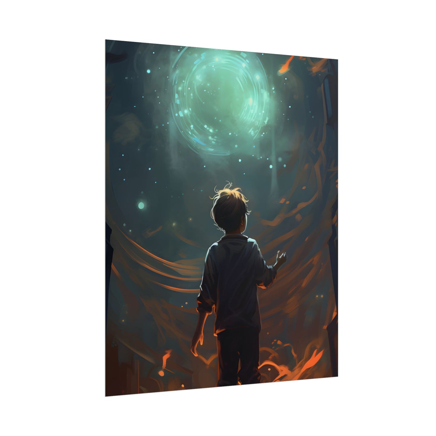 Mobile Life: A Moment in Time - Digital Art - Poster