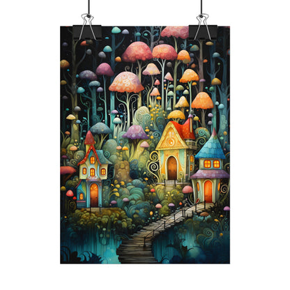 Enchanted Forest Fairies: A Classic Whimsical Artwork - Poster