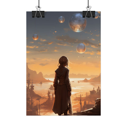 Casual Selfie: Reflection Artwork - Poster