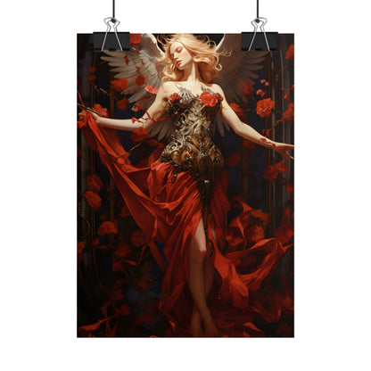 Enigmatic Guardian: A Figure of Mysterious Presence - Poster