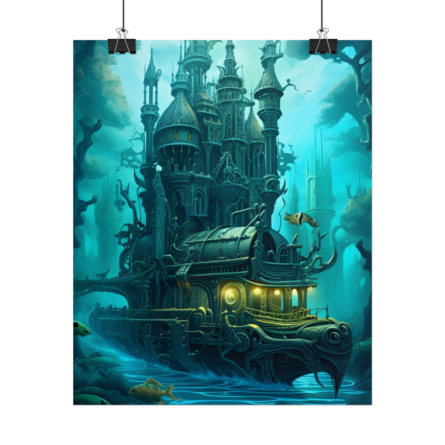 Tidal Quest: Steampunk Depths - Poster