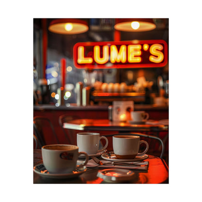 Retro Kitchen Diner: Vintage Artwork from Lukes - Poster