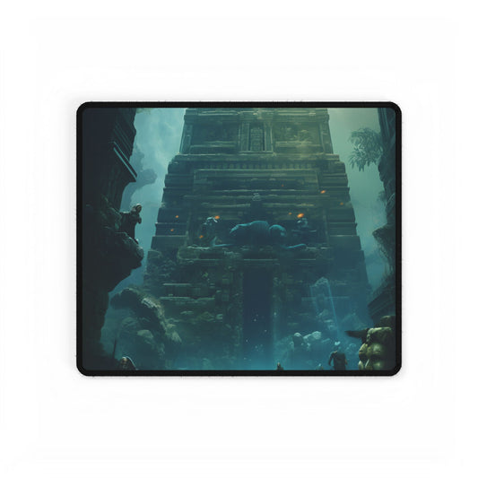 Lost Underwater City: Mystery Beneath the Waves - Desk Mat