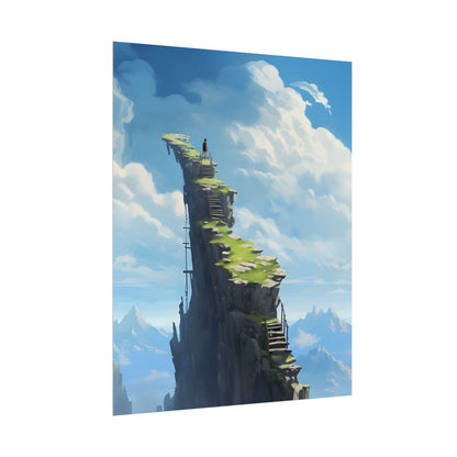 Beautiful Outdoor Moment: A Serene Person in Nature - Poster
