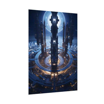 Massive Space Station: A Complex Oasis in Outer Space - Poster