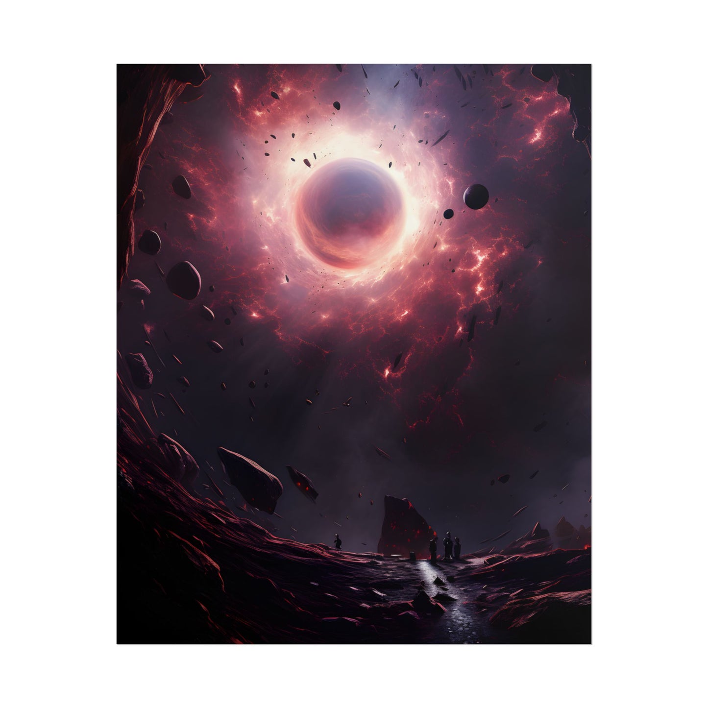 Cosmic Black Hole: Massive Planet in Stellar Orbit - Poster