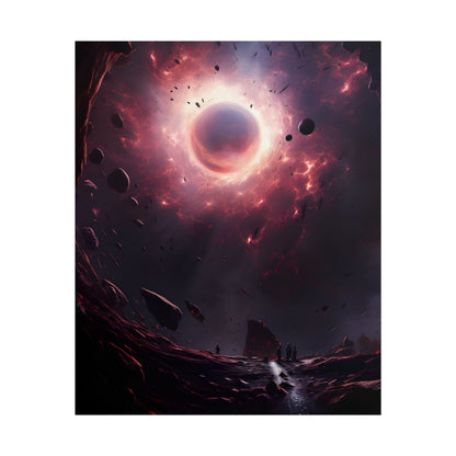 Cosmic Black Hole: Massive Planet in Stellar Orbit - Poster