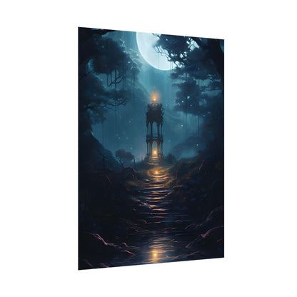 Close-Up Metallic Product: Smooth Cylindrical Device - Poster