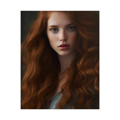Redheaded Woman: Natural Beauty - Poster