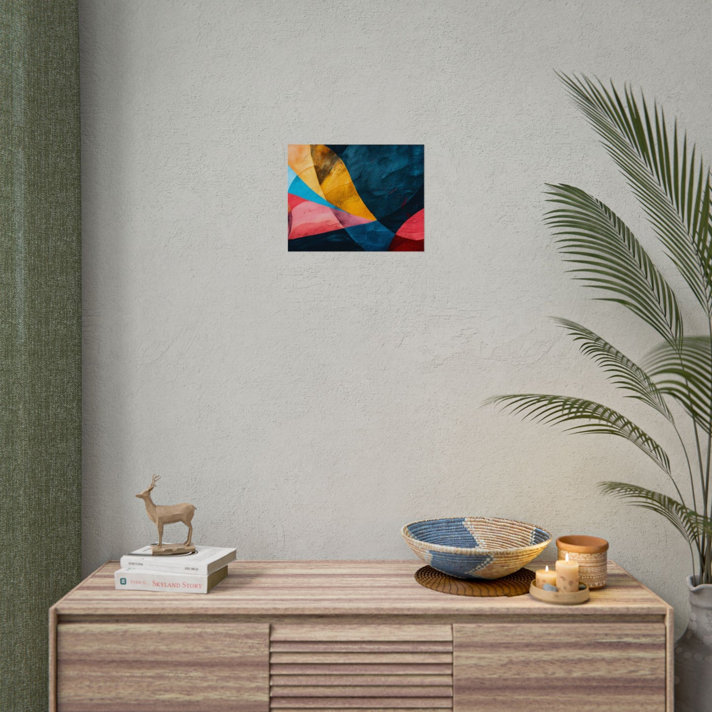 Vibrant Abstract Textured Design: Colorful Artwork - Poster
