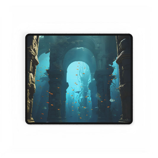 Lost Underwater Ancient City: A Forgotten Civilization - Desk Mat