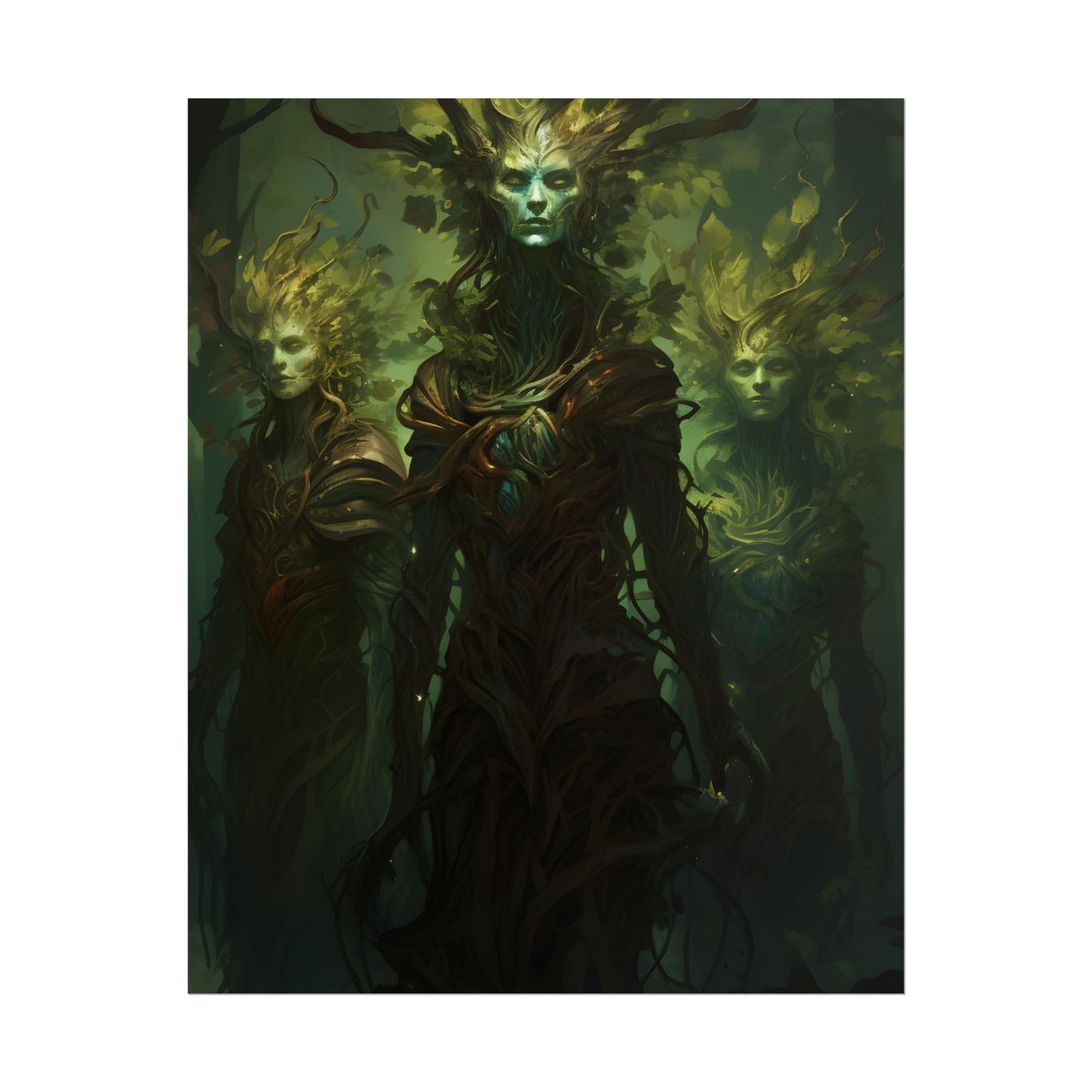 Mystical Forest Guardians: Ancient Tree Spirits Awaken - Poster