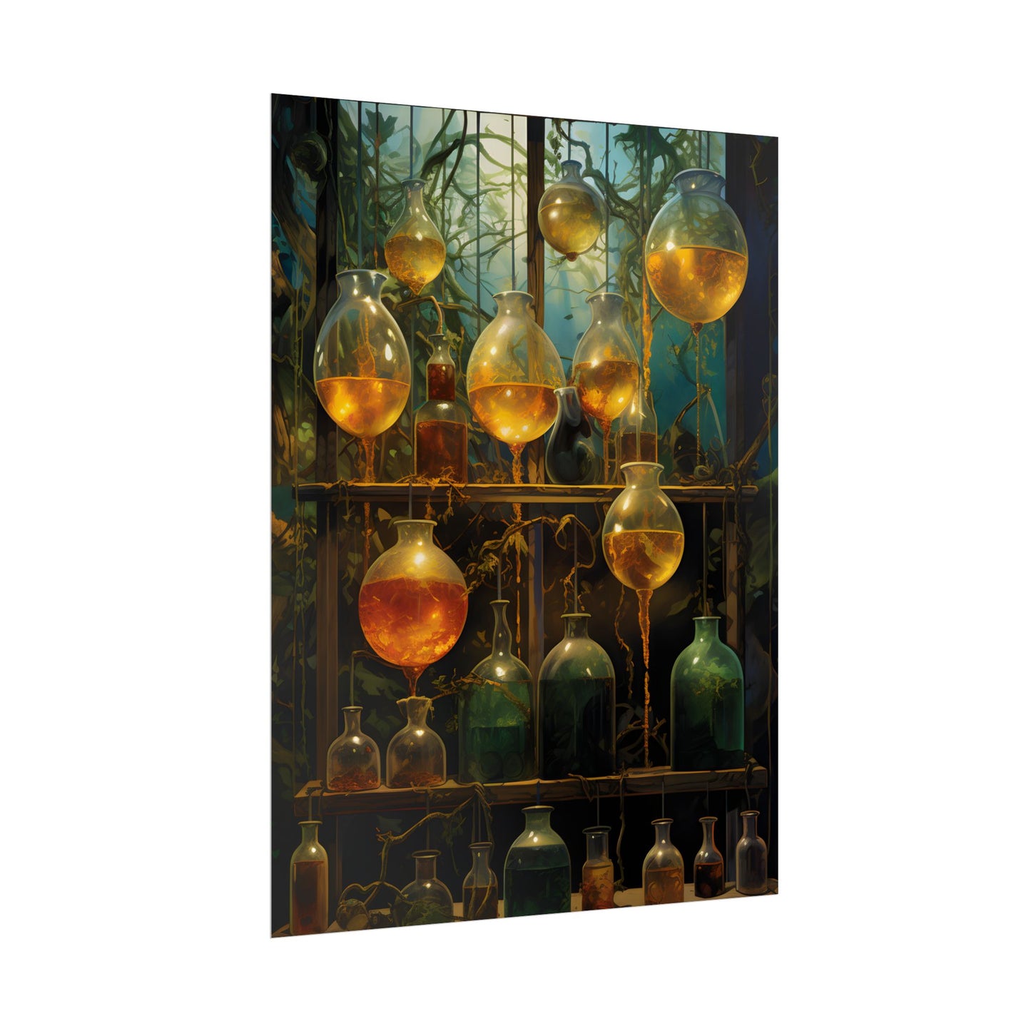 Vigors and Plasmids: Mysterious Lab Equipment Artwork - Poster