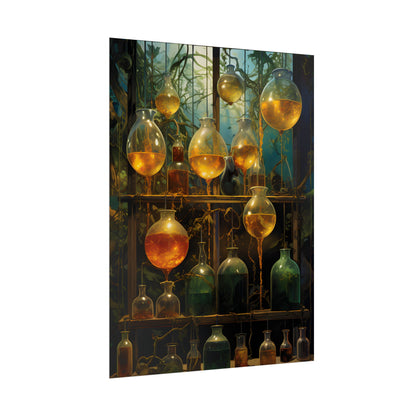 Vigors and Plasmids: Mysterious Lab Equipment Artwork - Poster