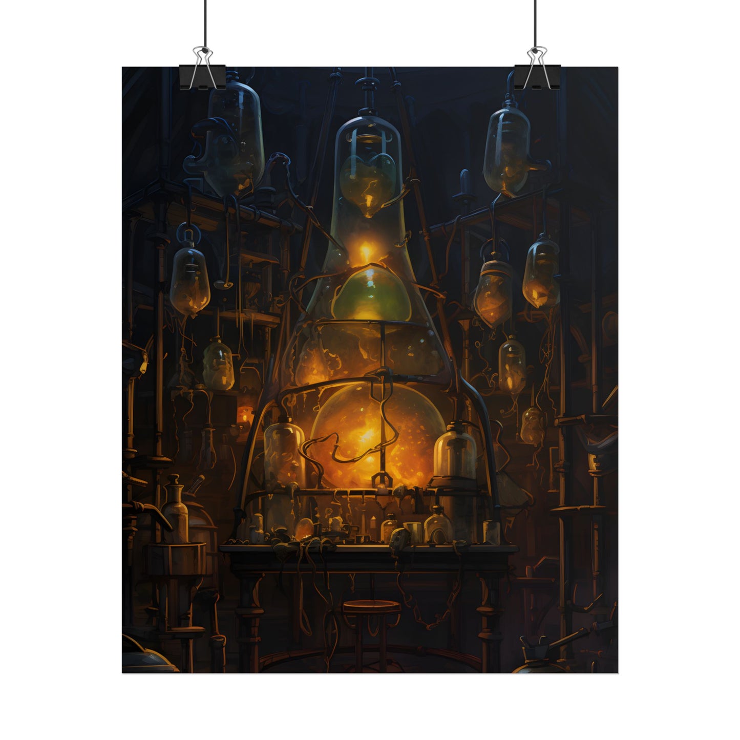 Mysterious Lab: Scientific Secrets in Darkness - Poster