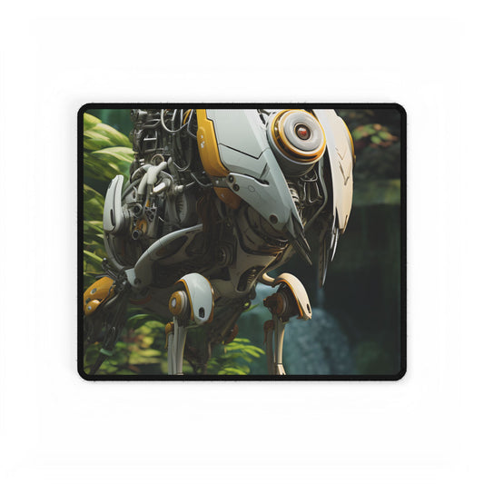 Robotic Guardians: AI-Operated Wildlife Sanctuary - Desk Mat
