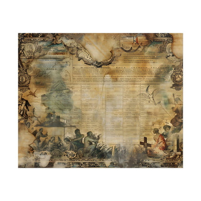 Vintage Biblical Scene: Medieval Art Poster - Poster