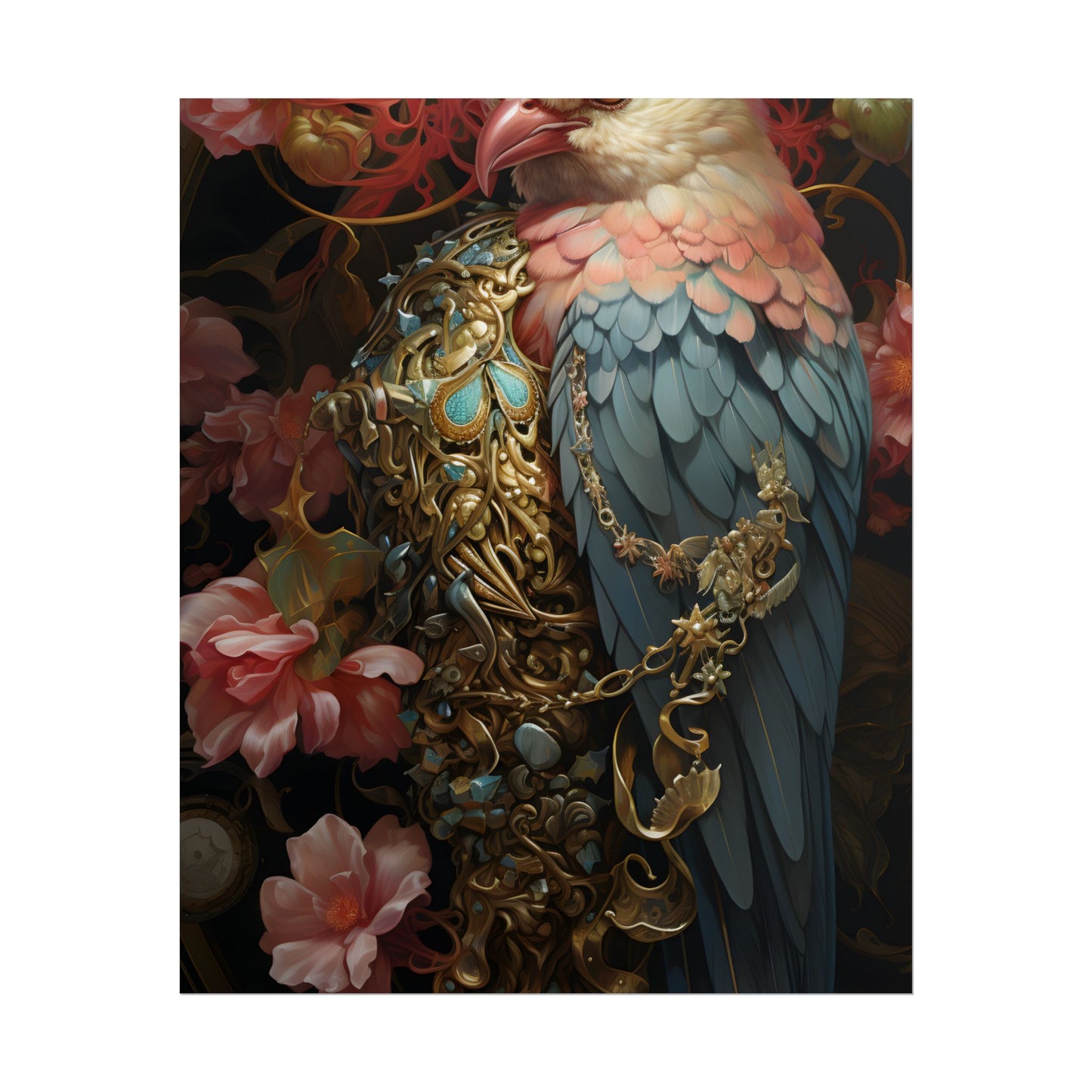Fantasy Outdoor Guardian: Enchanted Costume Artwork - Poster