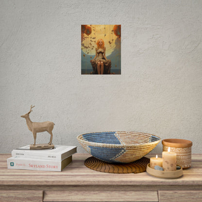 Leg Study in Natural Light: Dark Art Photography - Poster