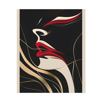 Elegant Art Nouveau Peacock: Timeless Vintage Beauty - Poster