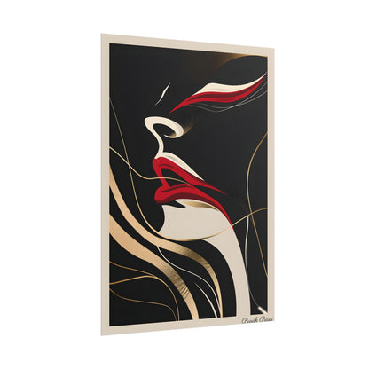 Elegant Art Nouveau Peacock: Timeless Vintage Beauty - Poster