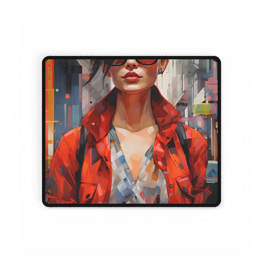 Urban City Style: Fashionista in the City - Desk Mat