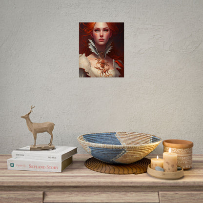 Portrait of a Redhead in Soft Light - Poster