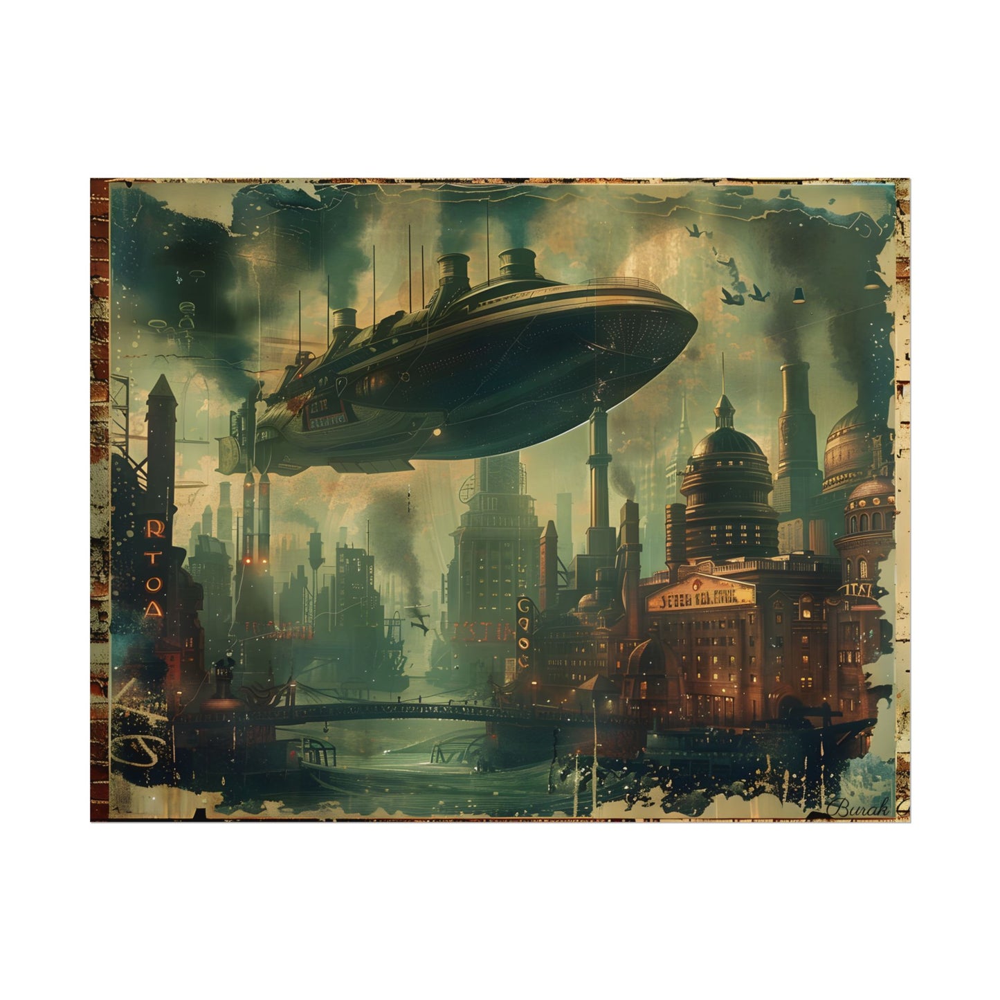 Vintage Underwater Travel Poster: Retro Ocean Adventure - Poster