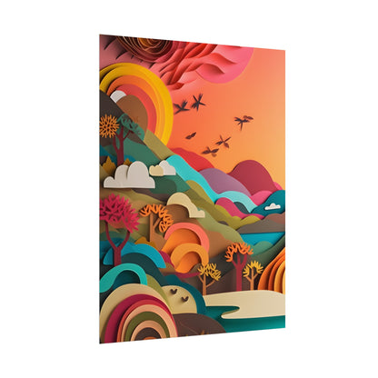 European Quilled Artwork: A Masterpiece of Paper Intricacy - Poster