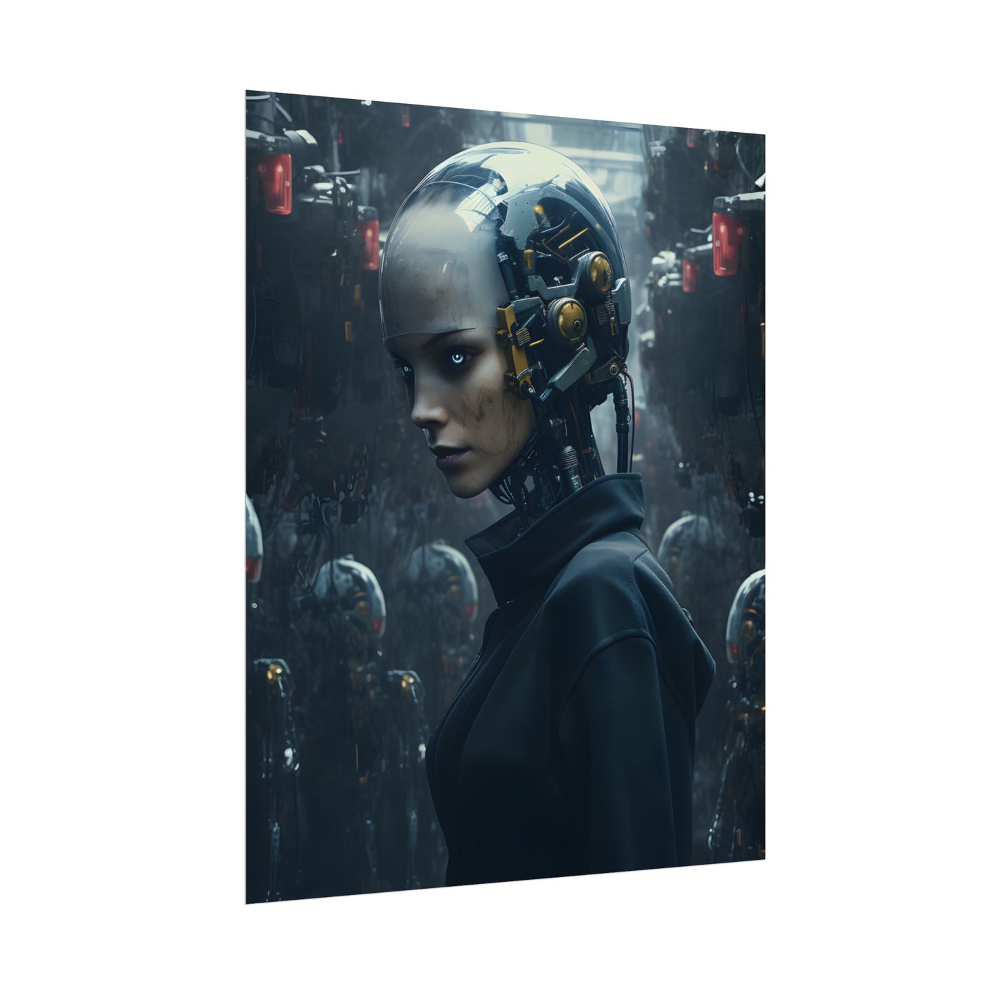 A group of charismatic thieves pull off a daring robotic art heist - Action - Poster