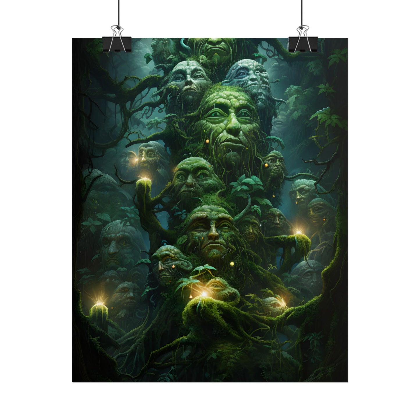 Mystical Ancient Forest Guardians: Natural Artwork - Poster