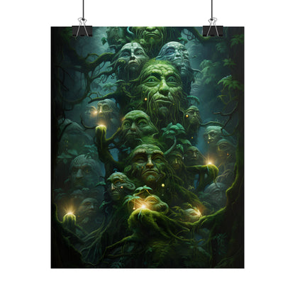 Mystical Ancient Forest Guardians: Natural Artwork - Poster