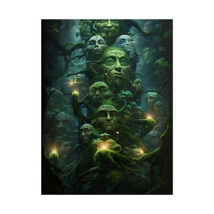 Mystical Ancient Forest Guardians: Natural Artwork - Poster