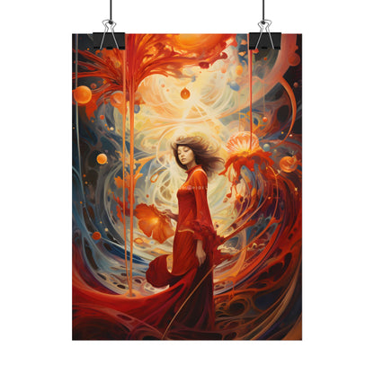 Stellar Gallery: Cosmic Abstract Art Collection - Poster