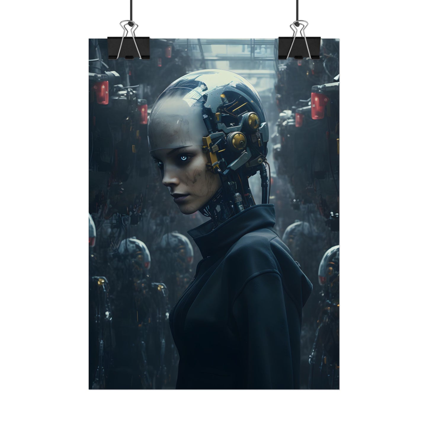 A group of charismatic thieves pull off a daring robotic art heist - Action - Poster